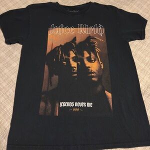 Juice Wrld Black Graphic T-Shirt